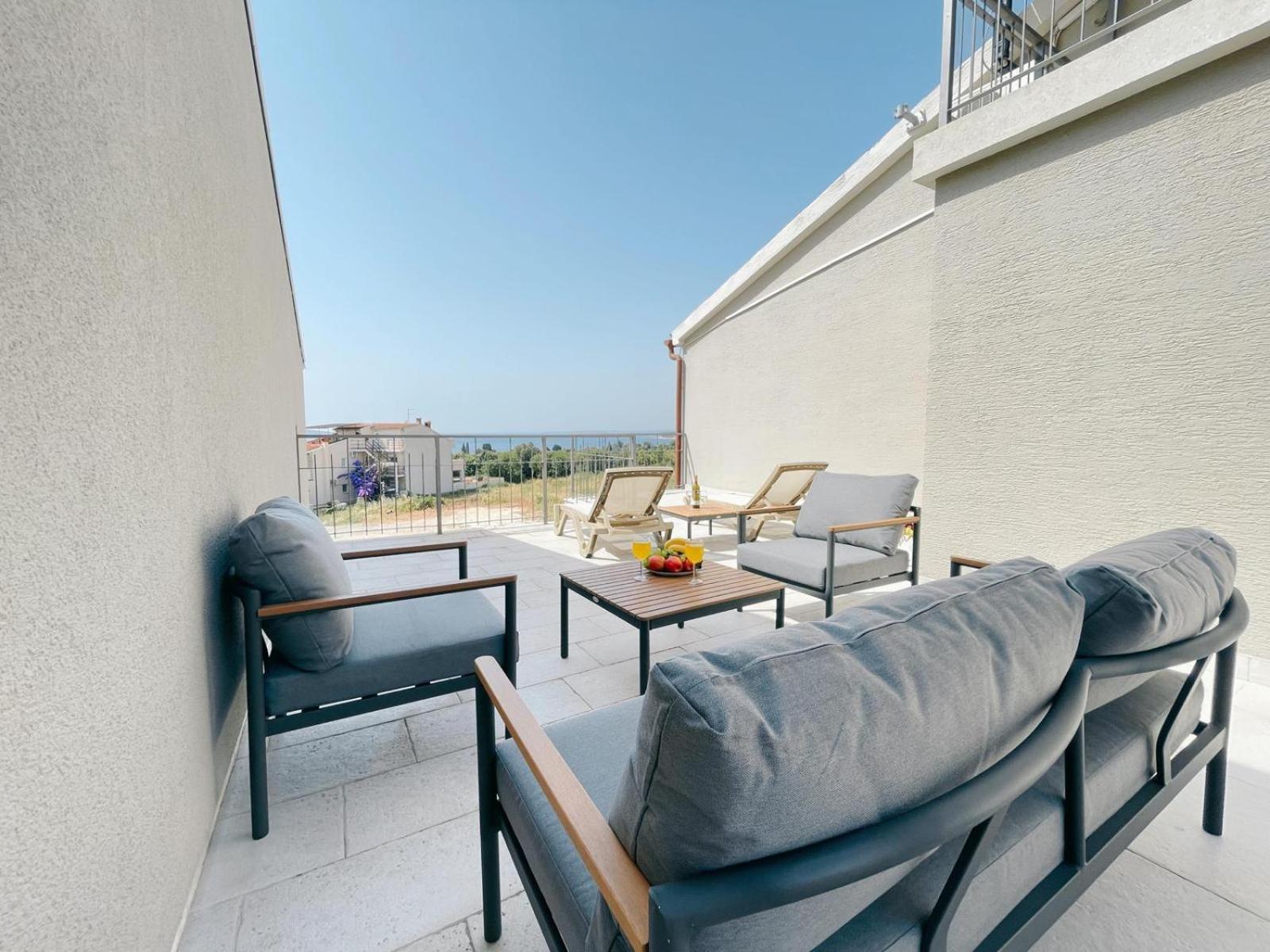 Caramel Comforts With Sea View In Stinjan Only 300 Meters From The Beach Pula Dış mekan fotoğraf